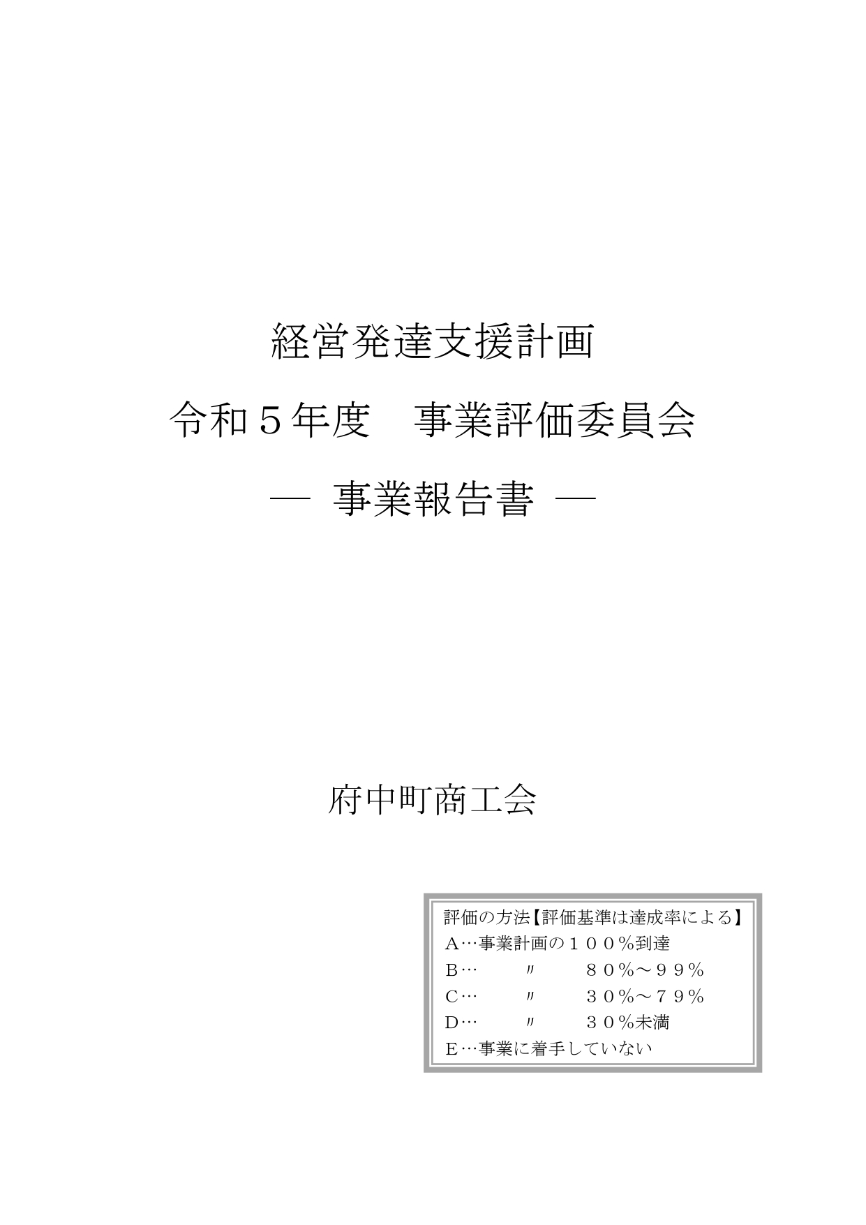 報告書　抜粋版